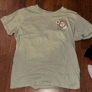 Rebellious One Sage Green Graphic Tee